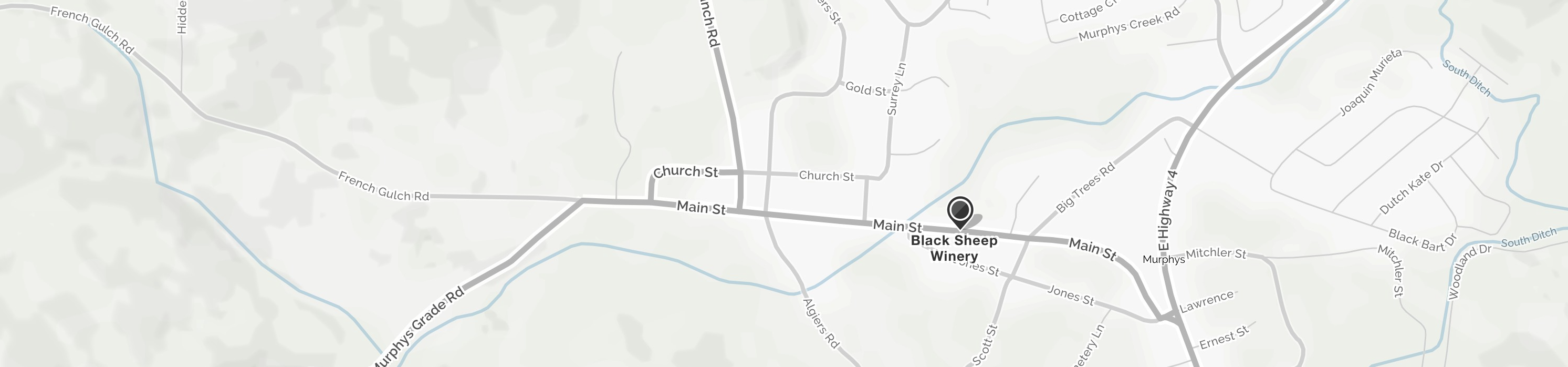 Map of Black Sheep Winery's location